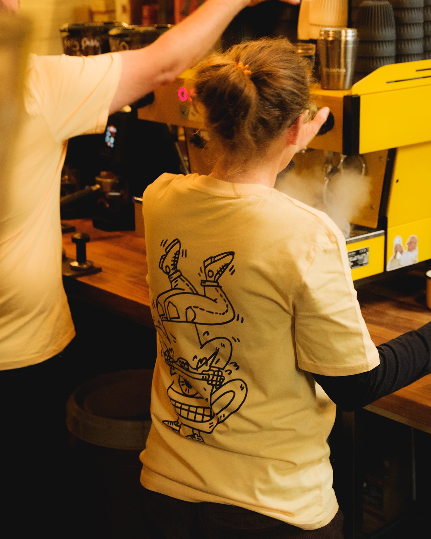 Limited Release Steampunk T-Shirt in Buttermilk