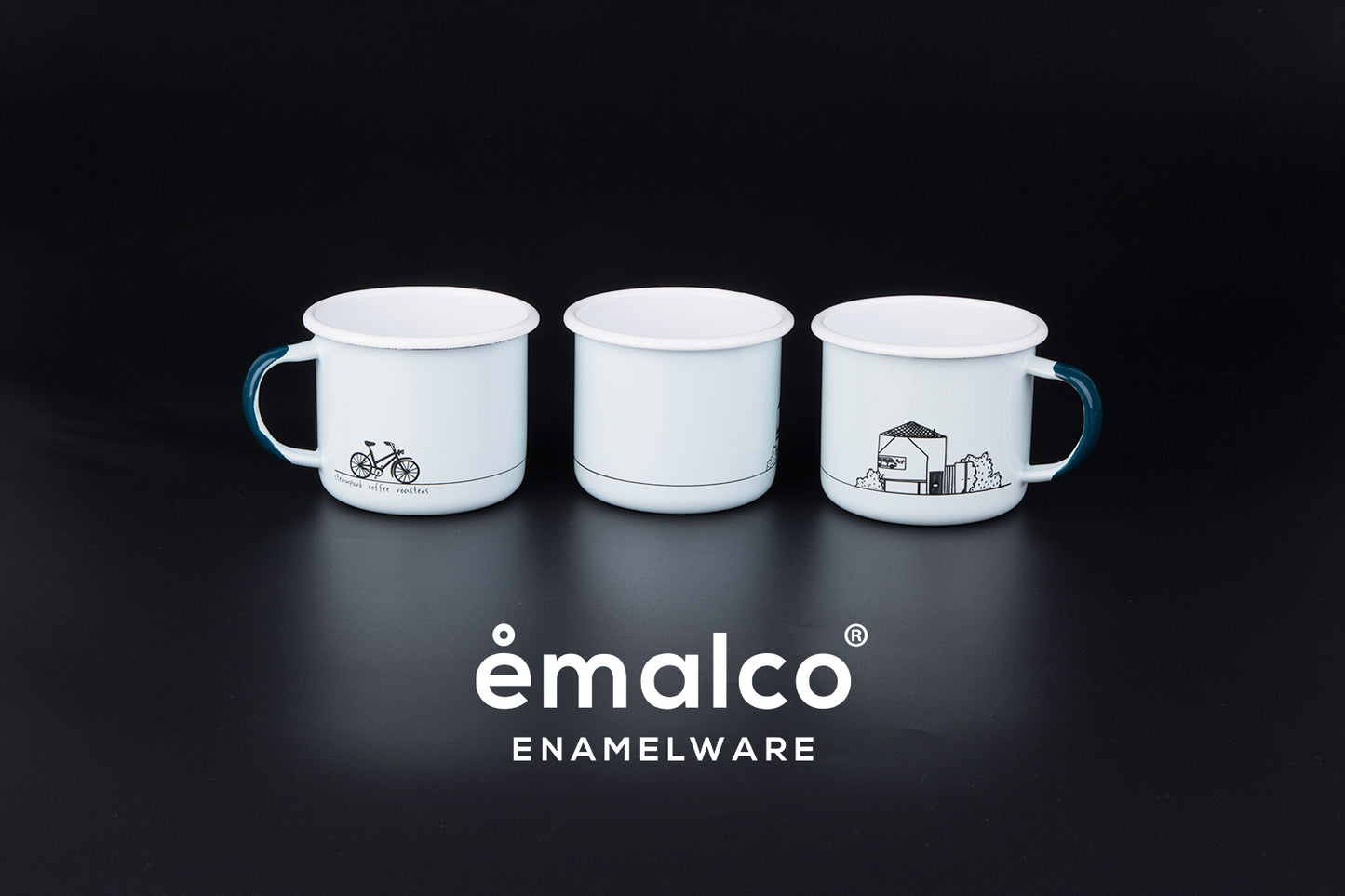 Steampunk Jumbo Enamel Mug