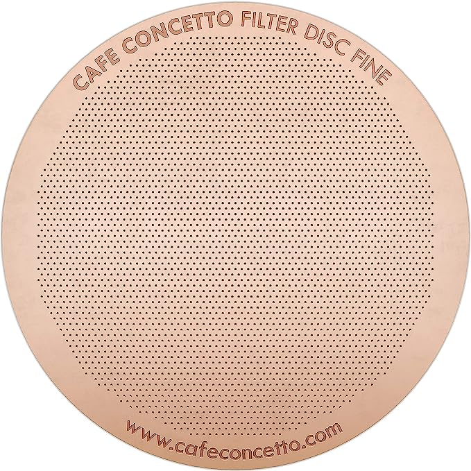 Stainless Steel Aeropress Filter by Cafe Concetto