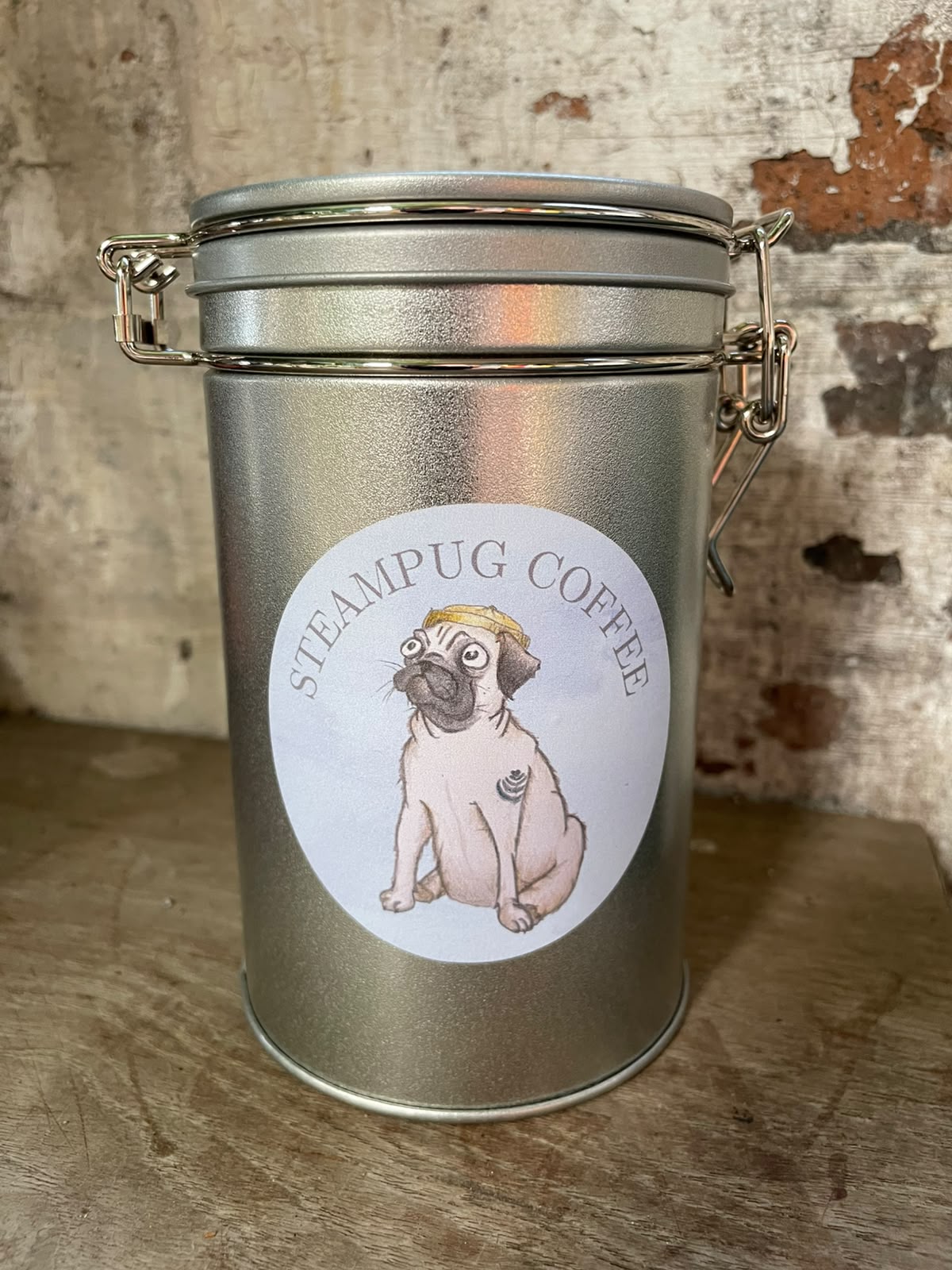 Steampunk Coffee canister