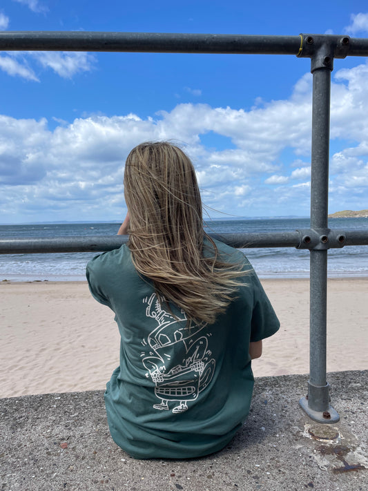 Limited Release Steampunk T-Shirt in Seafoam