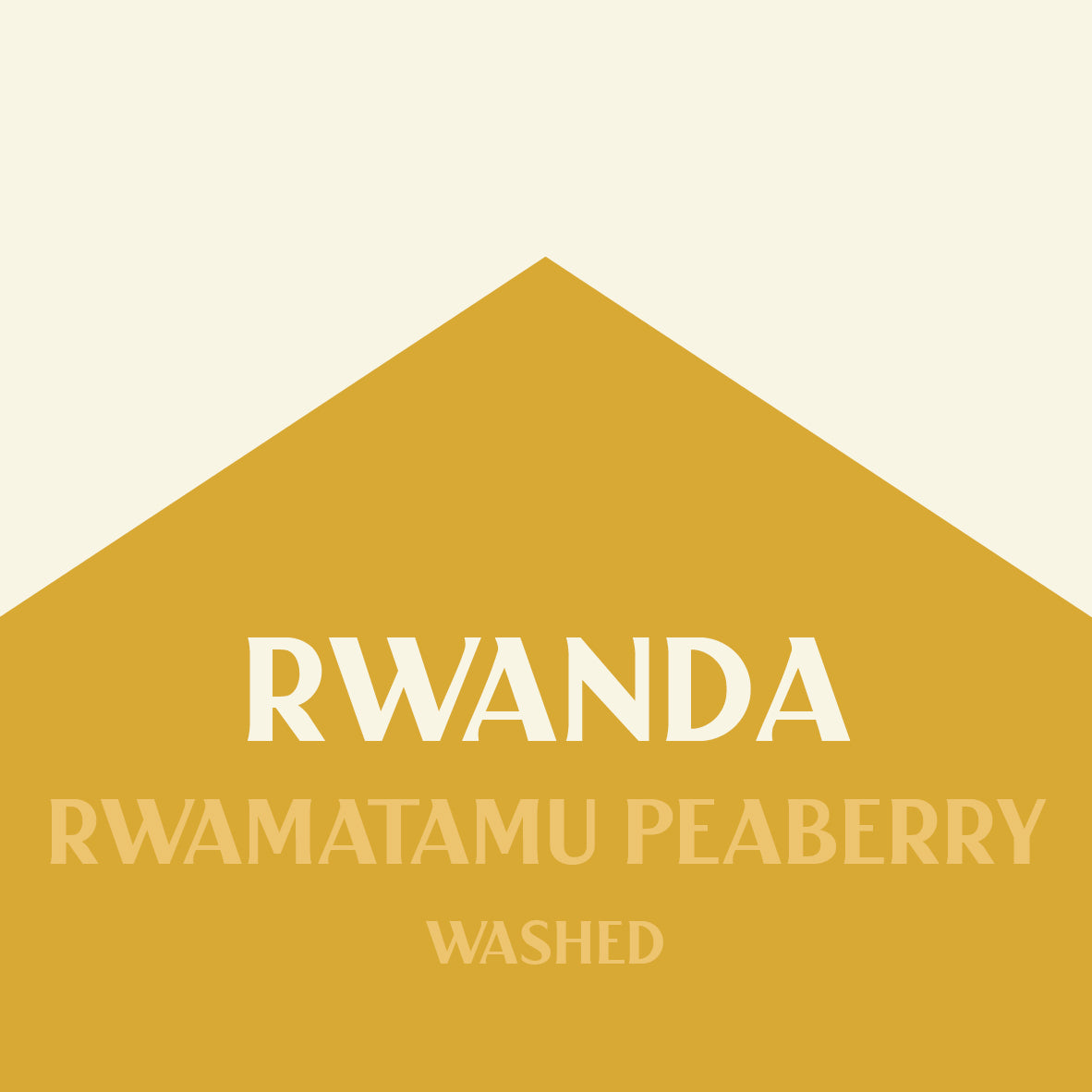 Rwanda Rwamatamu Peaberry