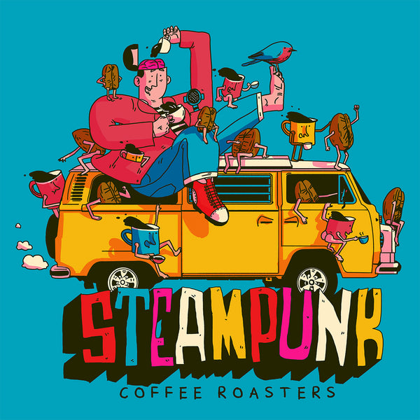 Steampunk Campervan tee shirt
