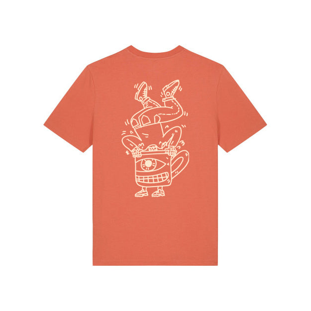 Limited Release Steampunk T-Shirt in Fiesta Orange